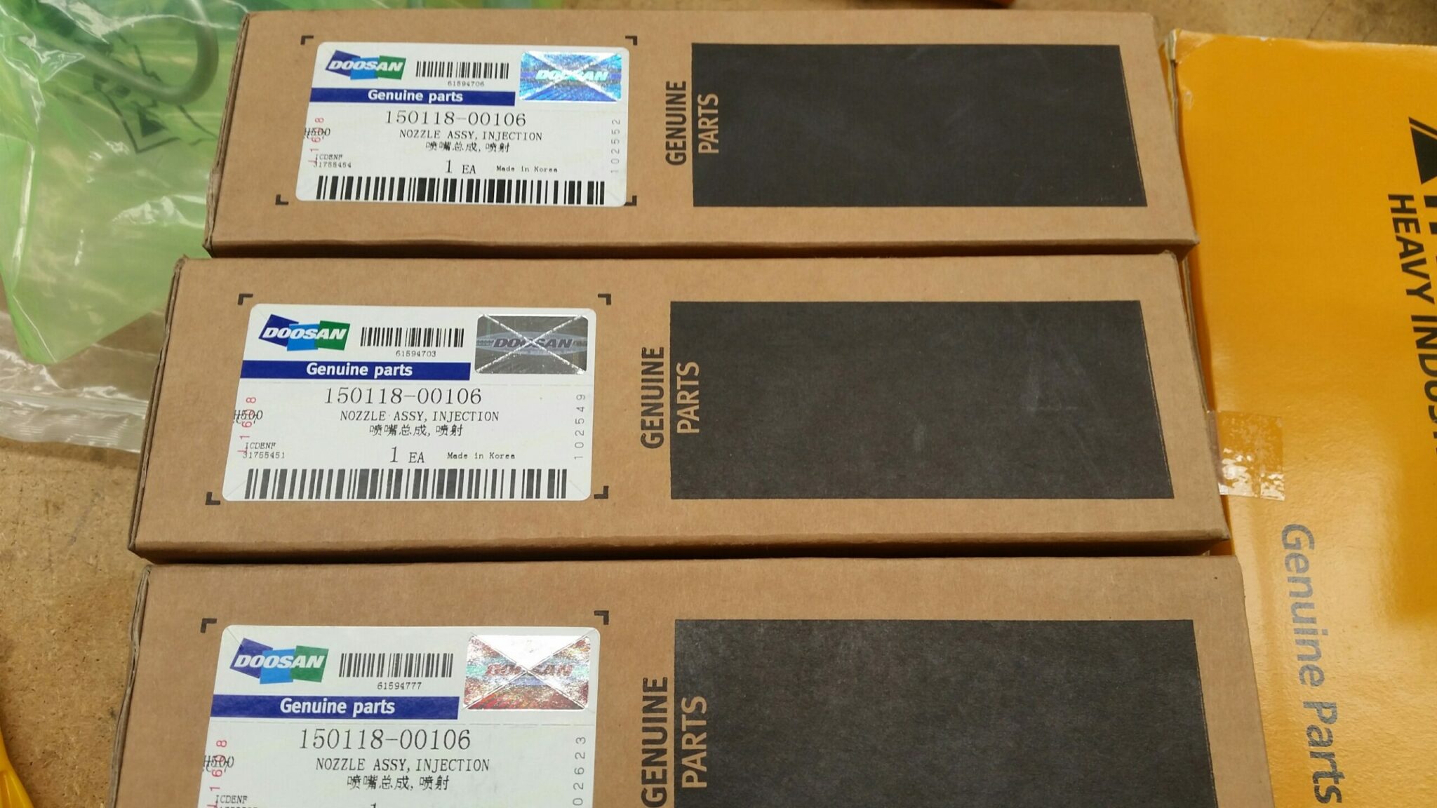 Doosan Nozzle Assy Injection 150118-00106