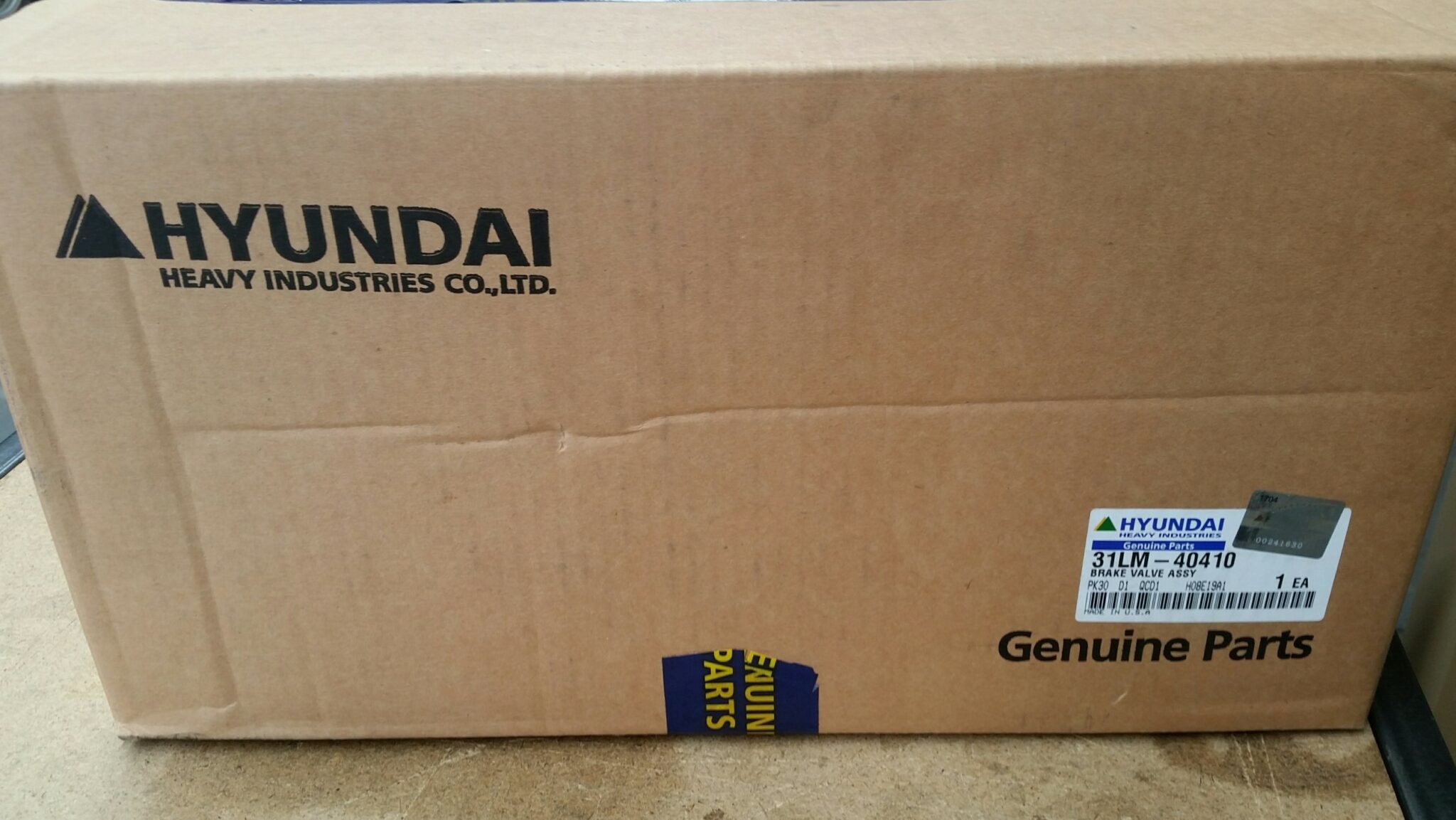 Hyundai Brake Valve Assy 31LM-40410