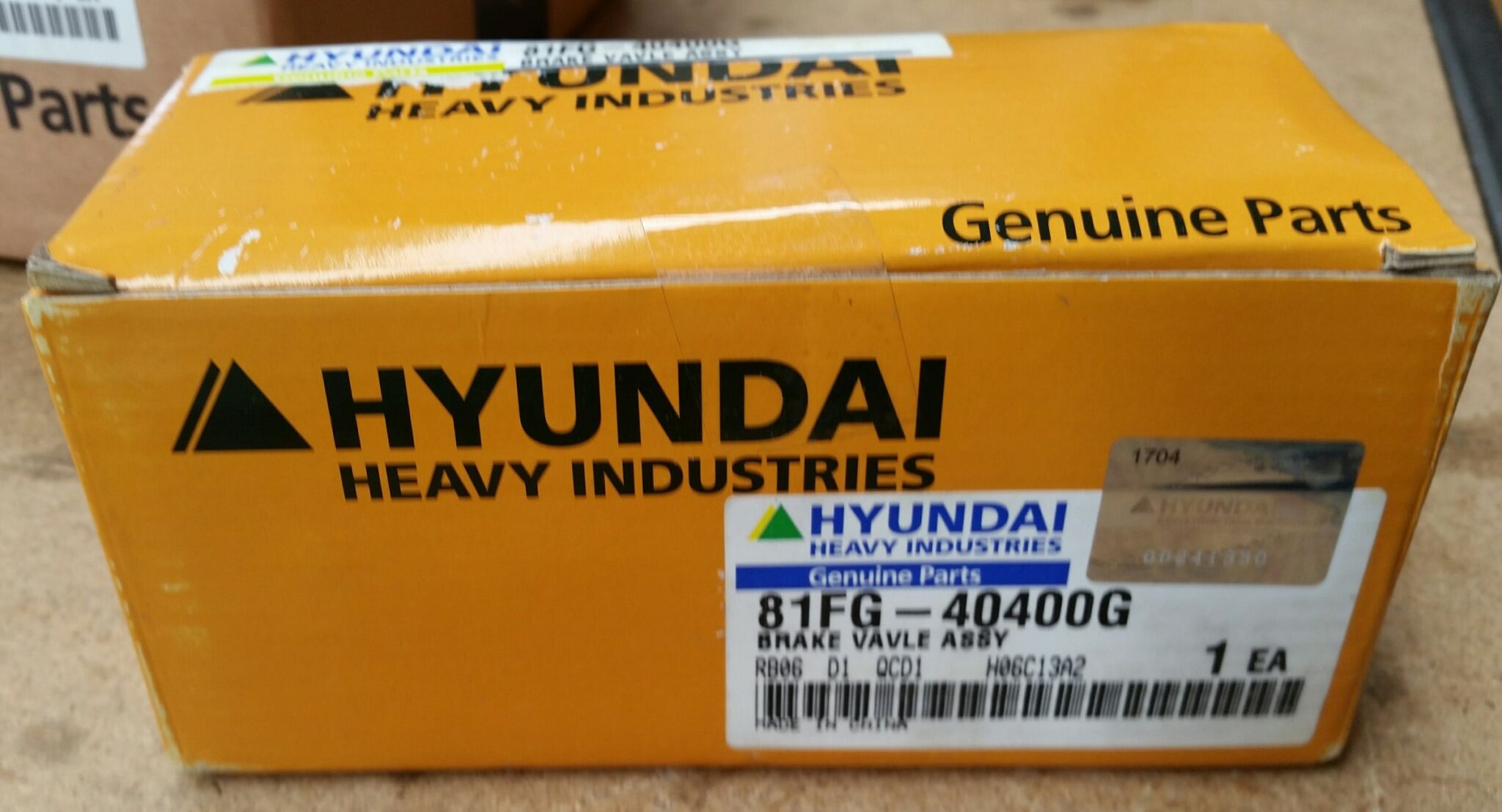 Hyundai Forklift Brake Valve Assy 81FG-40400G