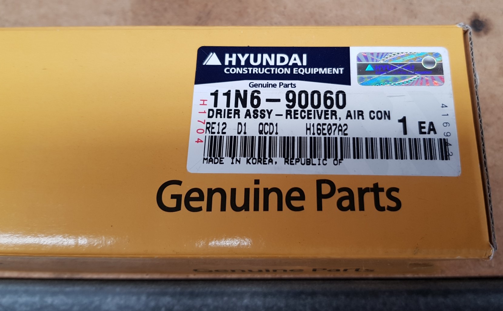 Hyundai Receiver Drier Assy 11N6-90060