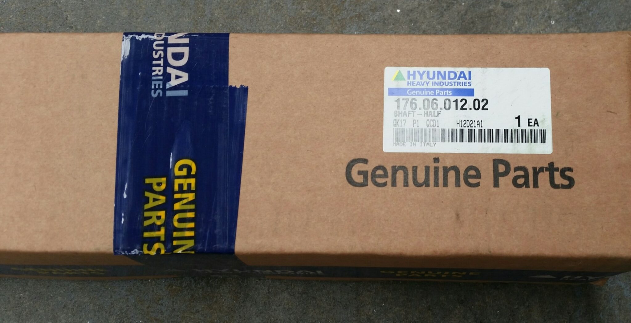 Hyundai Shaft-Half 176.06.012.02