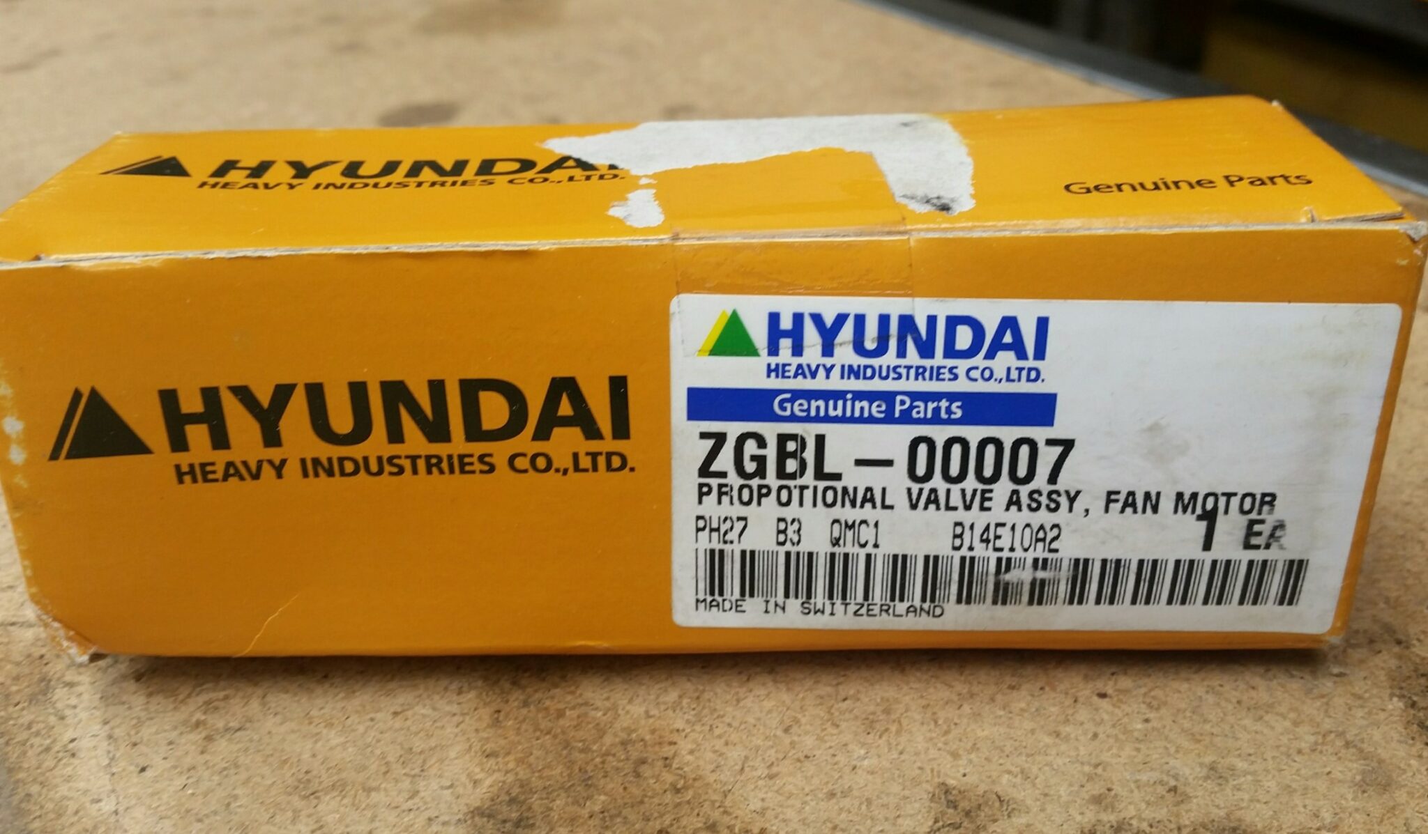 Hyundai Proportional Valve ZGBL-00007