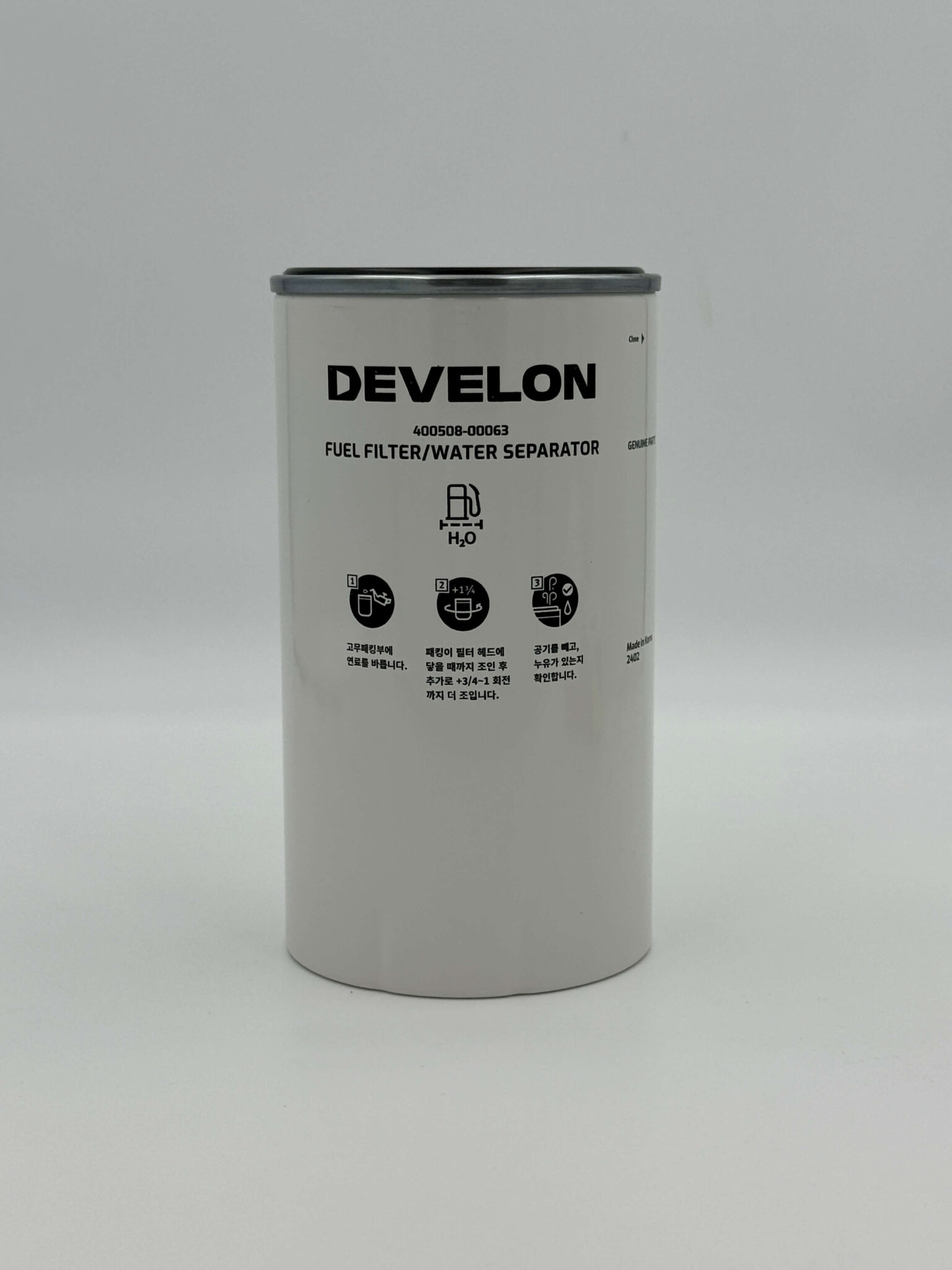 Develon Fuel Filter, Water Separator 400508-00063 Heavy Duty Parts Australia Perth Wheel Loader Excavator Dump Truck