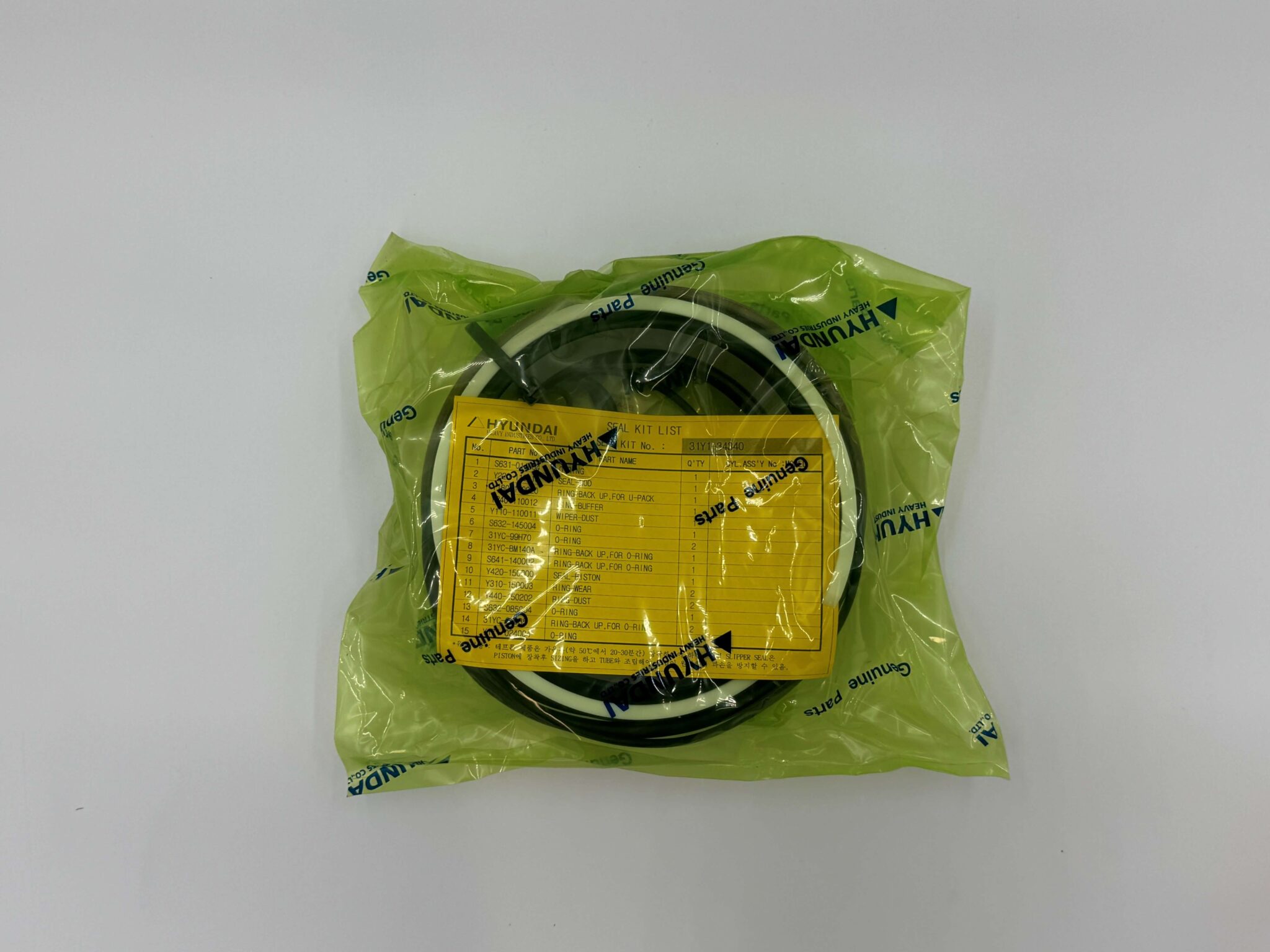 Hyundai Seal Kit, Arm Cyl 31Y1-34340 Heavy Duty Parts Australia Perth Excavator